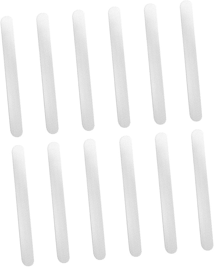 Veemoon 12 Pack Non Slip Bath Stickers White for Bathtub Shower Stairs Safety - Image 1